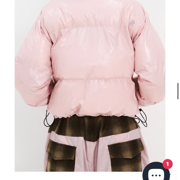 비에스래빗 보드복 리버시블 패딩 유광패딩 