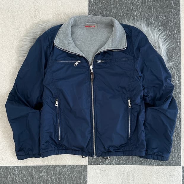 프라다 스포츠 나일론/스웻 리버시블 자켓