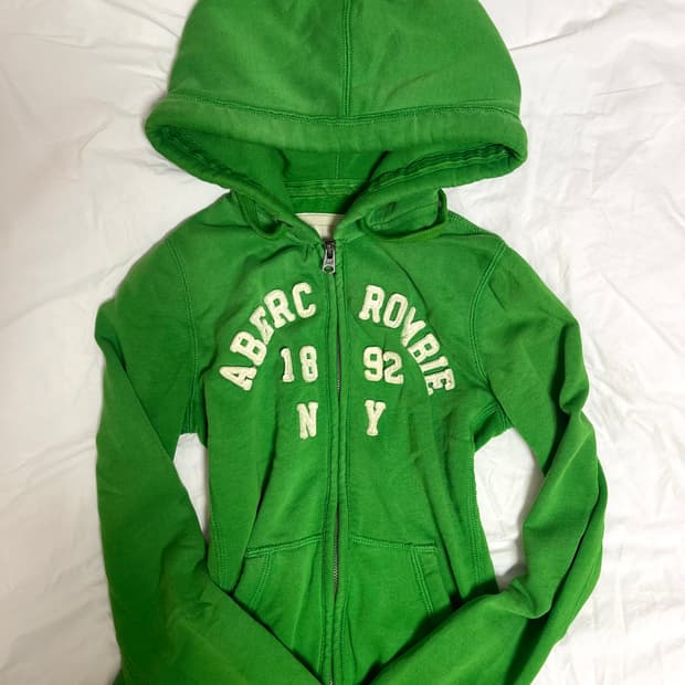 아베크롬비 y2k 딱붙핏 슬림 후드집업 후집