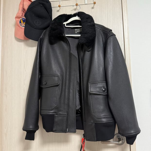 3XL) 리얼시몬스 고트스킨(산양가죽) G-1 자켓