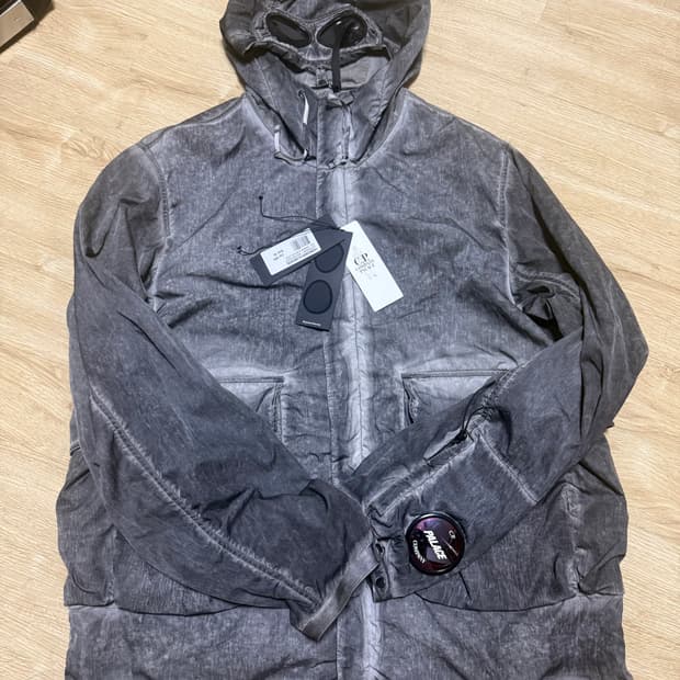 팔라스 X cp컴퍼니 고글 자켓 블랙 XL