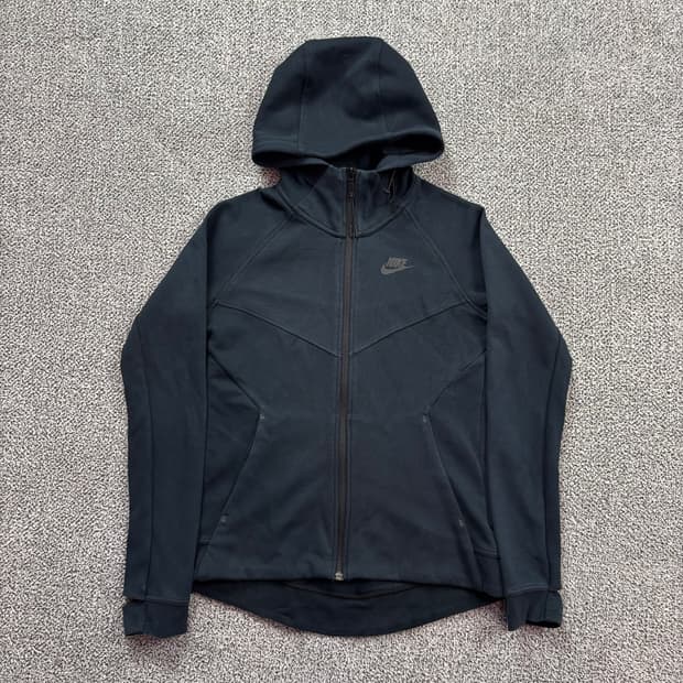 나이키 테크팩 블랙 후드집업
