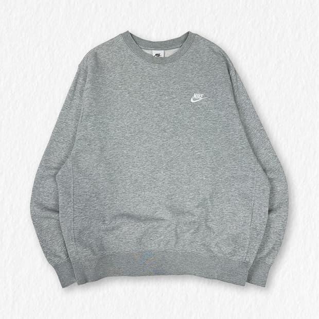 나이키 맨투맨 그레이