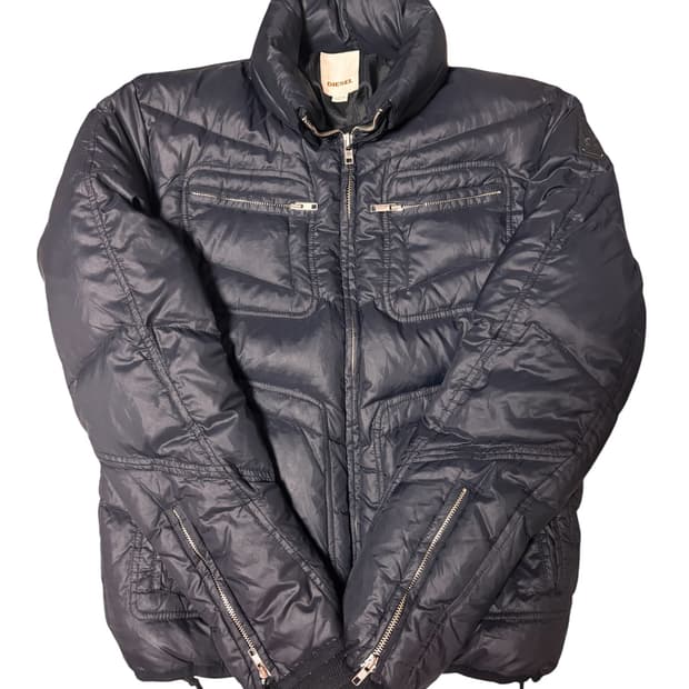 (XL) 디젤 빈티지 바이커 패딩