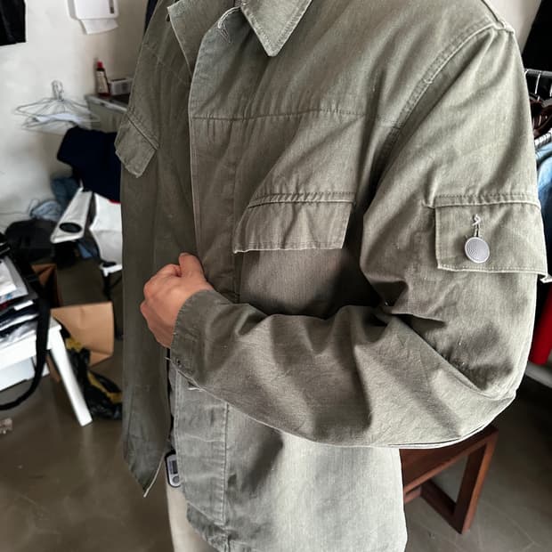 70~ 80s 구 동독군 하절기 필드 셔츠 자켓