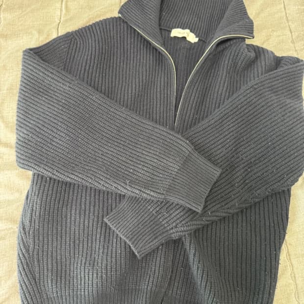 유니온블루 니트집업 네이비 L