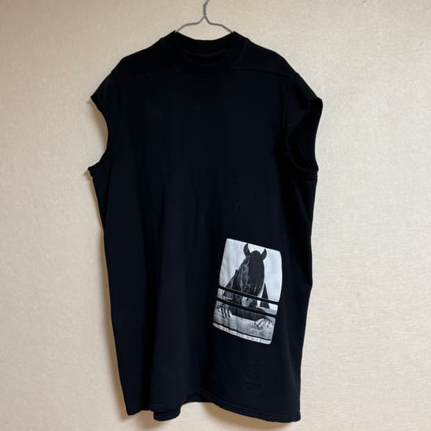 릭오웬스 15FW 말패치 슬리브리스