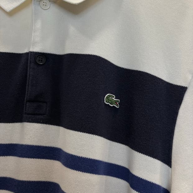 라코스테(Lacoste) 멀티 스트라이프 슬림핏 카라티