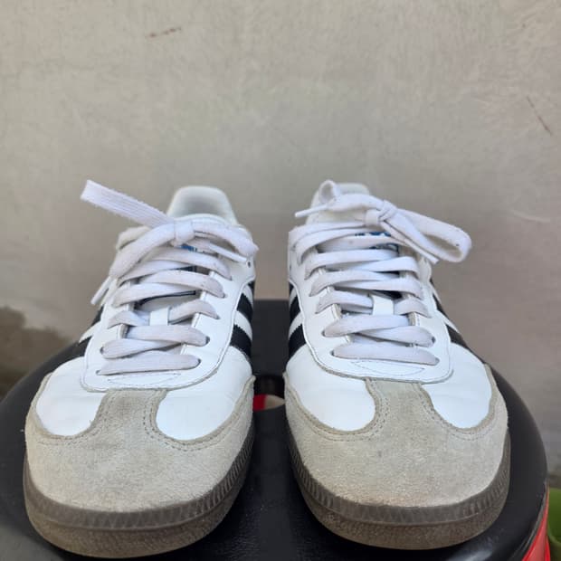 아디다스 삼바 OG 화이트 블랙 265