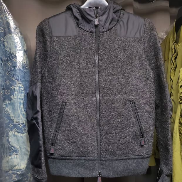 몽클레어 그레노블 모헤어 나일론후드자켓