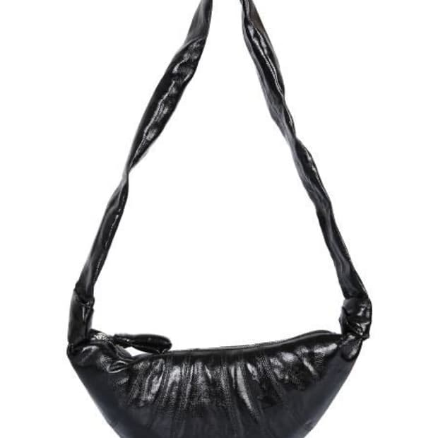 르메르 범백 코티드 린넨 스몰 블랙