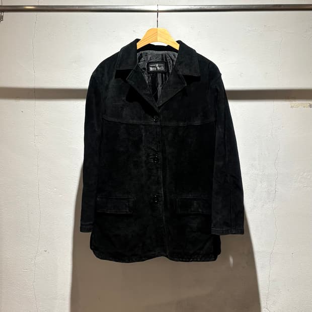 80–90’s Real Leather Car Coat