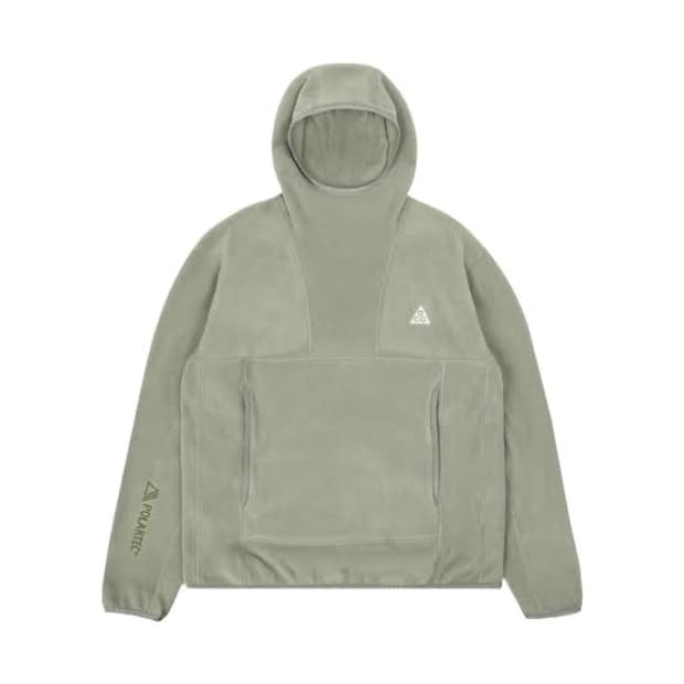 나이키 ACG 폴라텍 울프 트리 후드 라이트 아미 라지