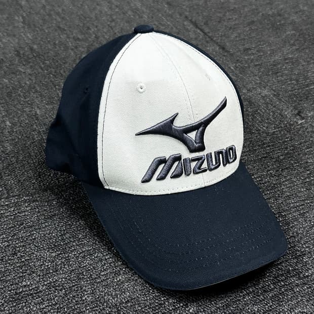 미즈노 야구 볼캡 네이비 화이트 
