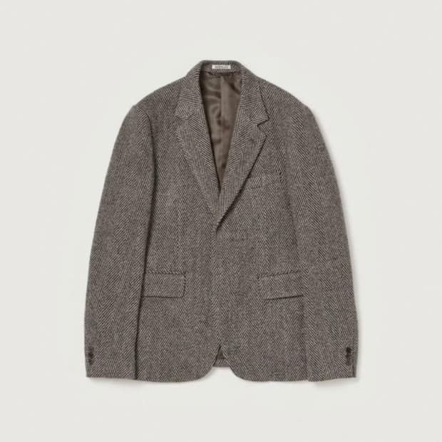 오라리 24aw 셔틀랜드 울 오버 자켓 4