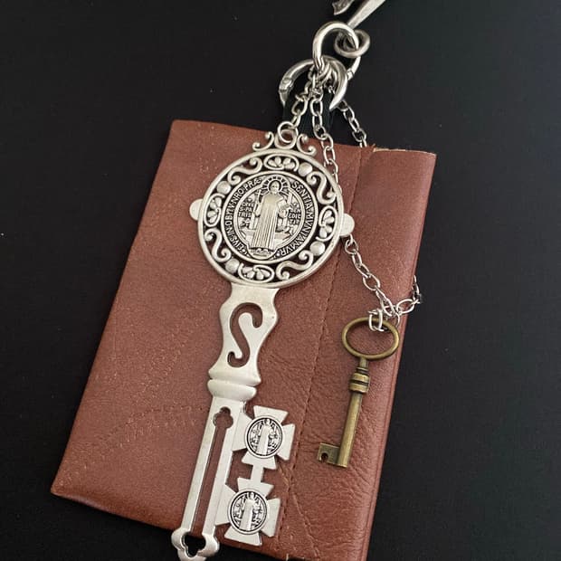 성 베네딕트 키 카드홀더 키링