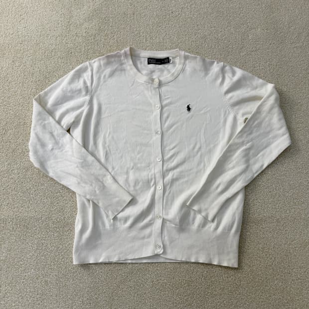 [M] (오염O) 폴로랄프로렌 코튼 혼방 가디건 0114T1