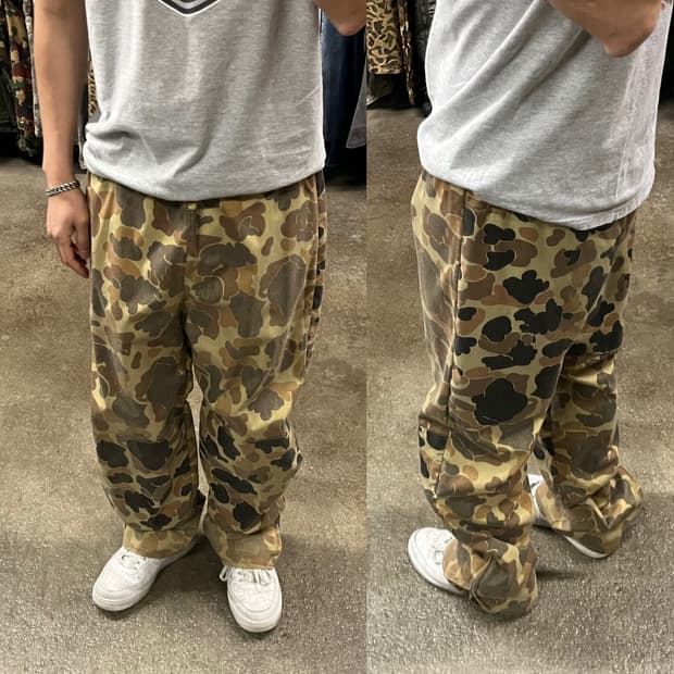 80s Columbia 덕카모 고어텍스 팬츠 (~34“)