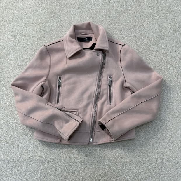 [S] 자라 베이직 여성 스웨이드 자켓 0106T1