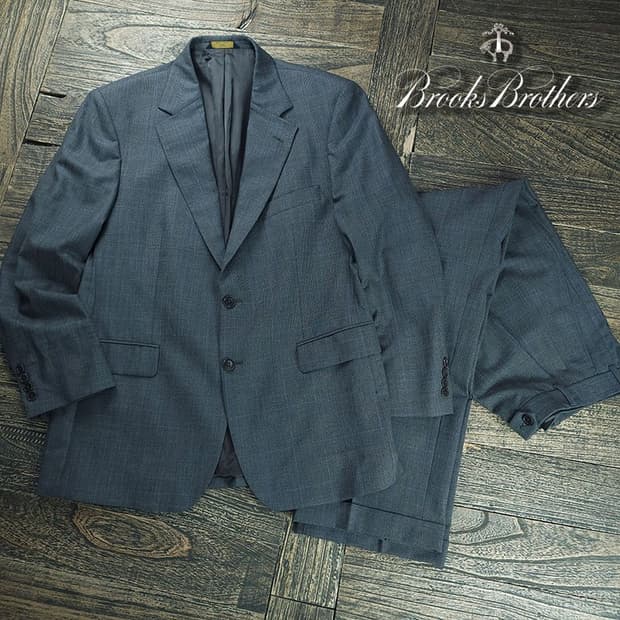 [브룩스브라더스] 체크 수트 셋업 그레이 P01898