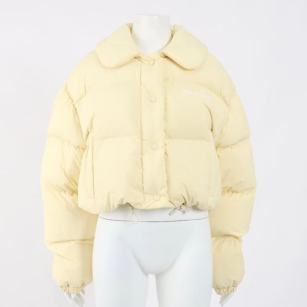 미우미우 크롭 다운패딩