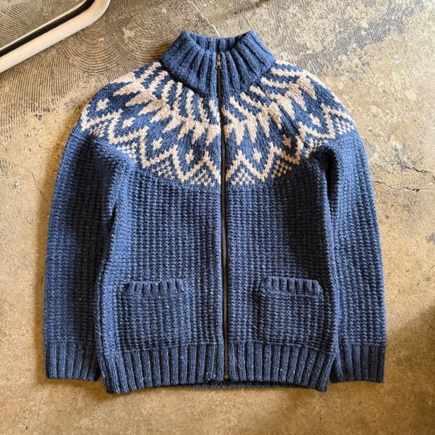 폴스미스 노르딕 집업 니트