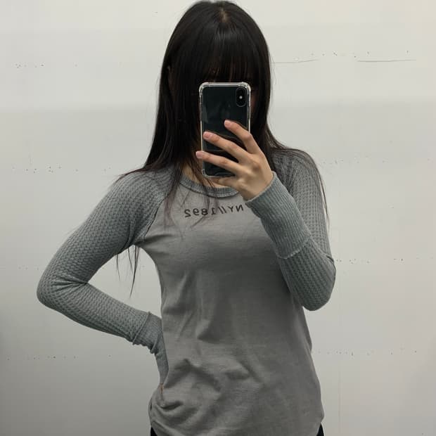 아베크롬비 와플 써멀 롱슬리브