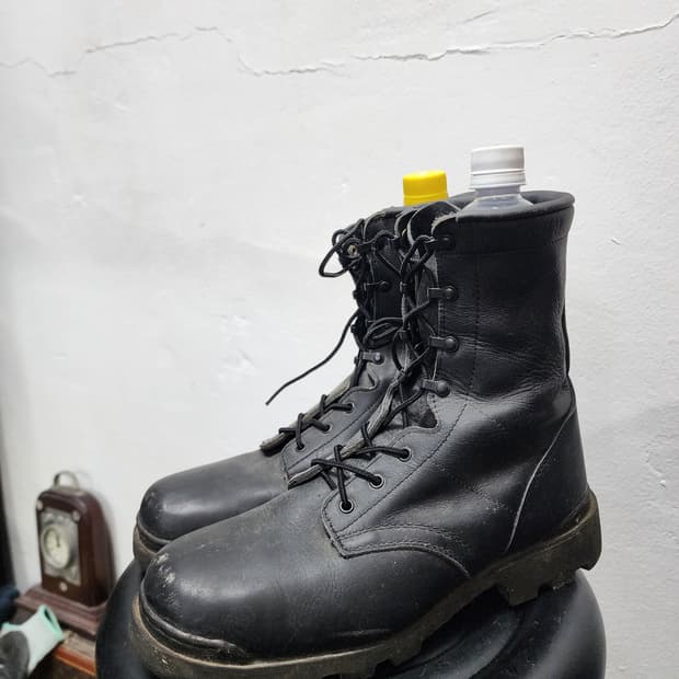 군용 밀리터리 리얼레더 전투화