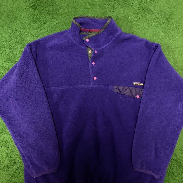 L) 90s 파타고니아 신칠라 퍼플 네이비