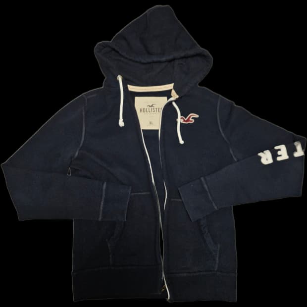 홀리스터 네이비 후드집업