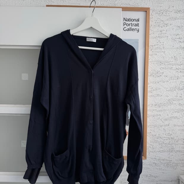 [브루넬로 쿠치넬리] 캐시미어 후드 가디건 M