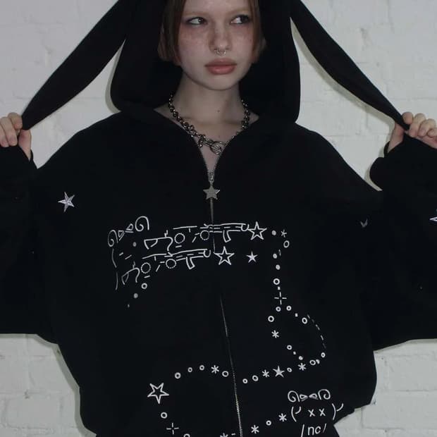 Named Collective MALFUNCTION BUNNY 후드