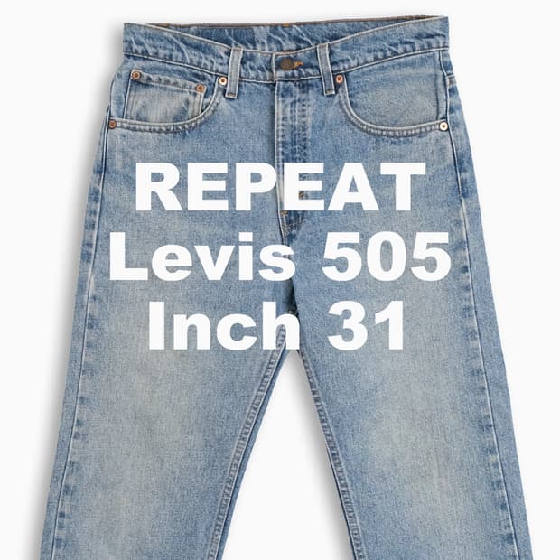 빈티지 리바이스 505 중청 90s USA 31 인치 LV5053223