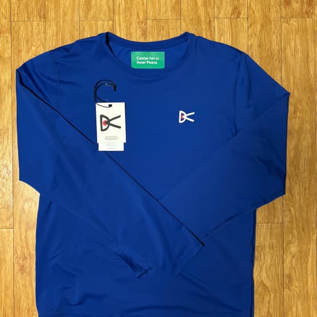 디스트릭트비전 라이트웨이트 롱슬리브 M 블루