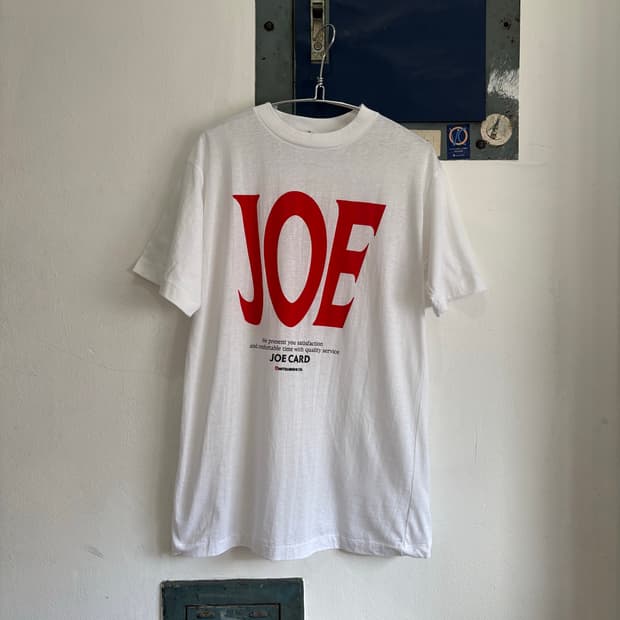 90s Mitsubishi Oil Co JOE CARD Promo Tee