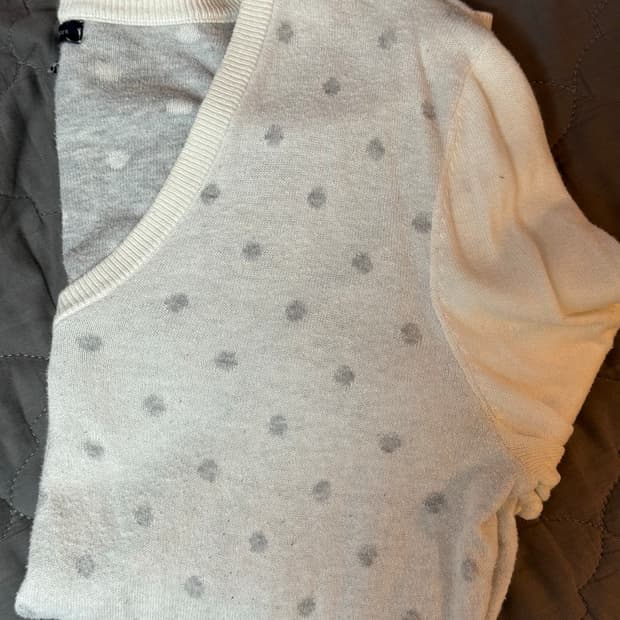 타미힐피거 도트 니트 m