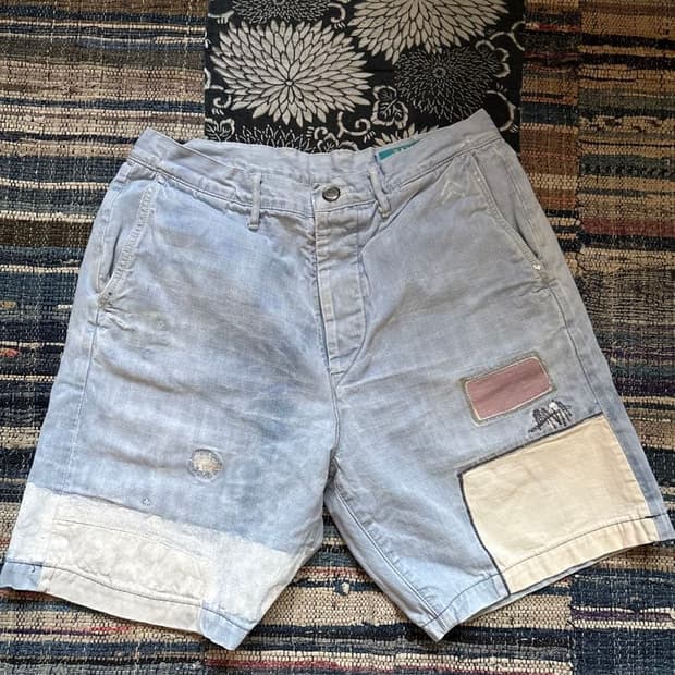 캐피탈 컨트리 패치워크 데님 쇼츠