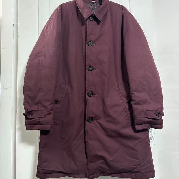 버버리 리버시블 패딩 코트