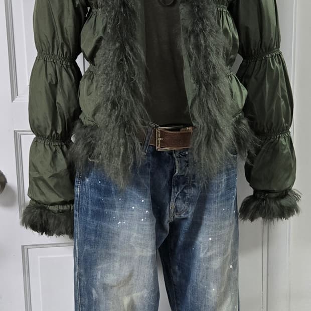 빈티지 이태리 메이드 다운퍼자켓