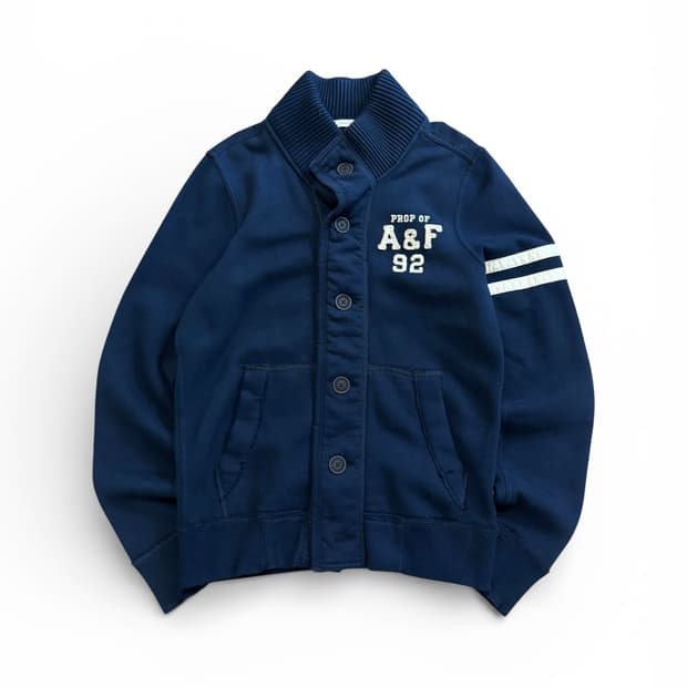 아베크롬비 버튼 네이비 가디건 