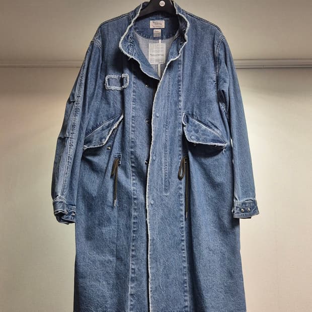 네이머클로딩 데님 피쉬테일 파카