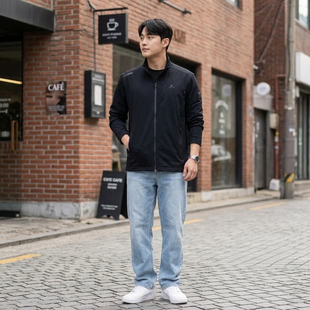 밀레 골프 기능성 집업 자켓