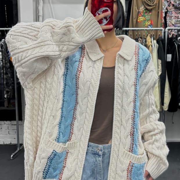 오베이 에즈라 집업 가디건