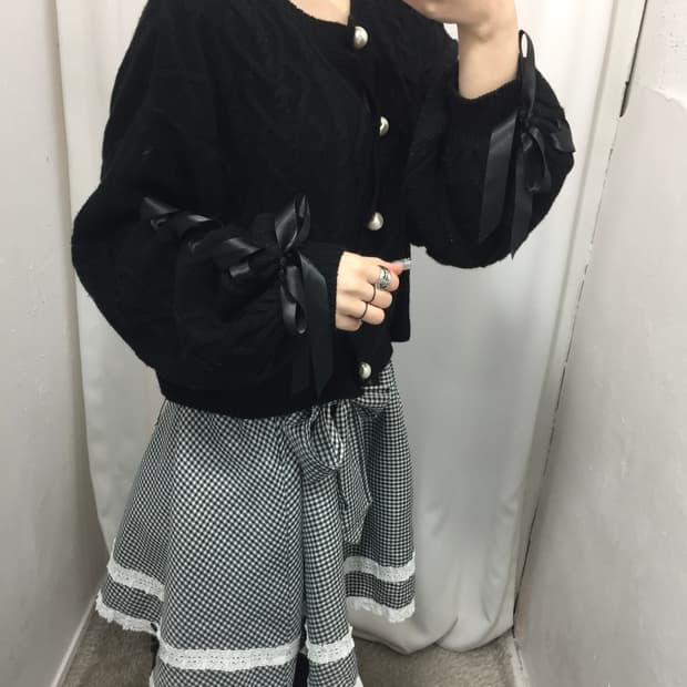 MA*RS 마즈 리본 라디건 코디 🐺