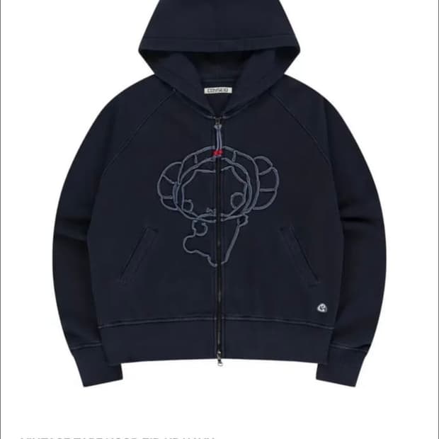 코이세이오 vintage tape hood navy