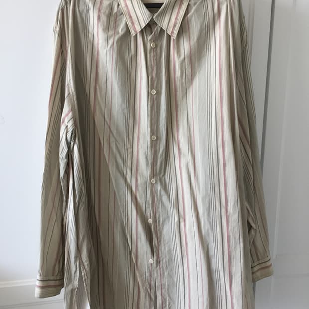 아모멘토 셔링 스트라이프 셔츠