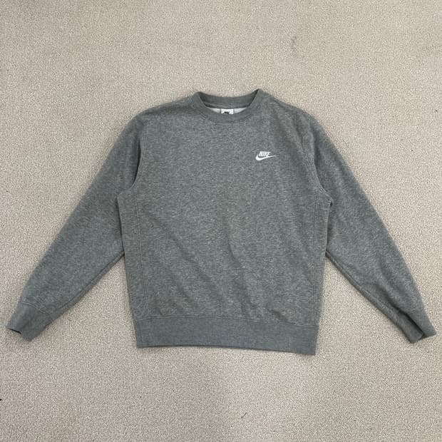 [M] 나이키 스몰로고 기모 맨투맨 스웻셔츠 0115M1