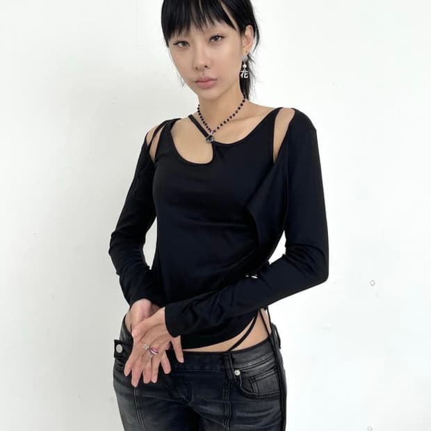 카시코 볼레로 나시 세트 