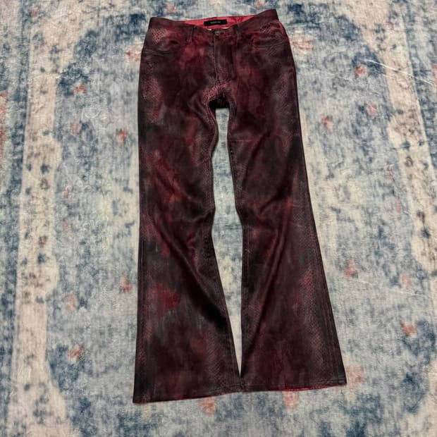 Yasuyuki ishii archive red python boot c