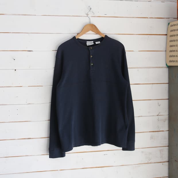 (착용컷) Timberland 와플 헨리넥 티셔츠 (남성용 105)